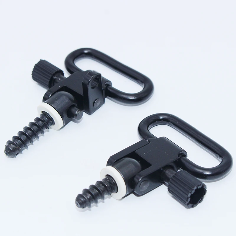 

2Pcs 1 or 1.25 inch Tactical Military QD Quick Detachable Sling Swivel Quick Mount for Hunting Rifle Shot*gun