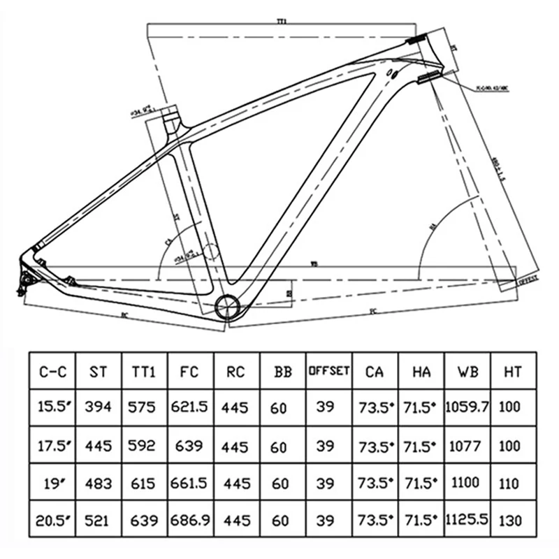 BXT 29er MTB велосипеда BSA 15,5/17,5/19/20,5 дюймовая рамка 142*12 мм через мост 135*9 мм quick release горный велосипед рама