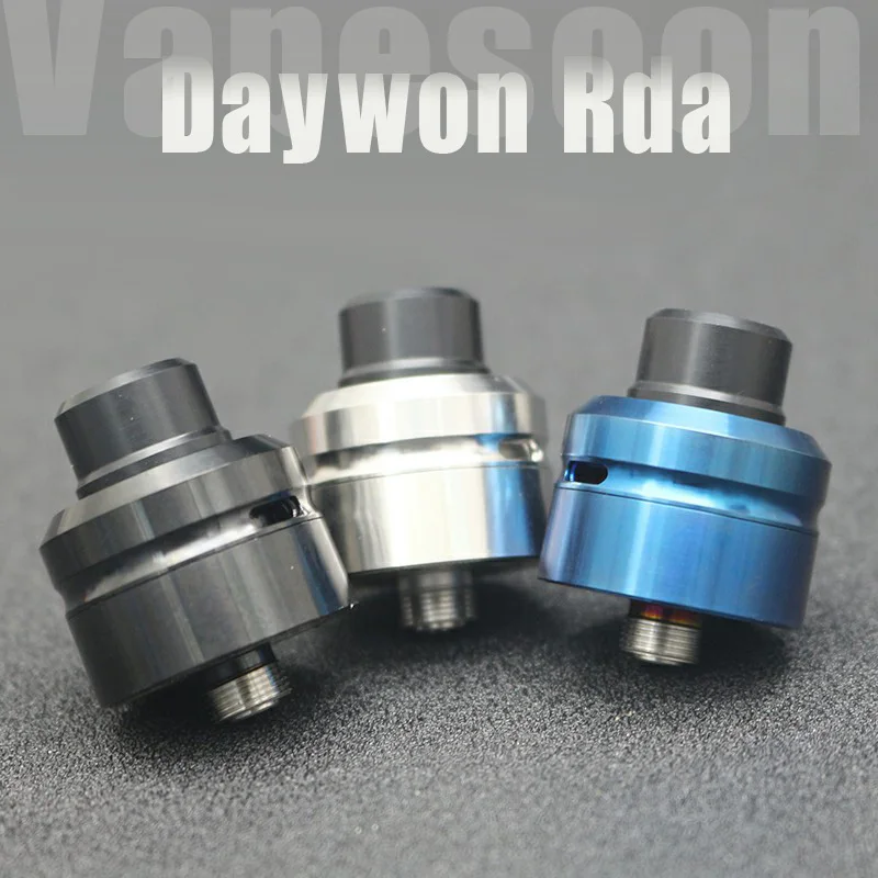 

New stock Daywon rda atomizer 22mm diamater Vaporizer Atomizer tank fit 510 thread vape vs goon 25
