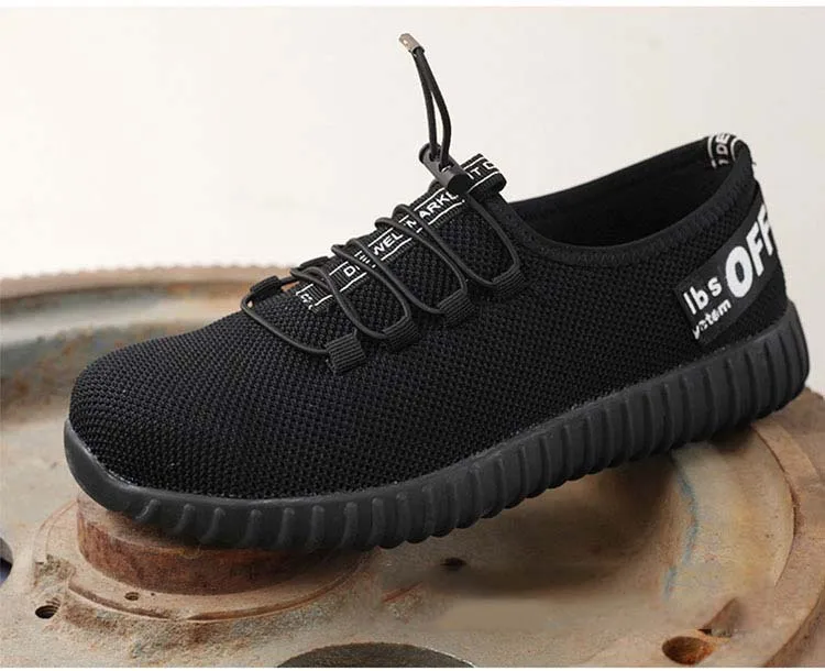 2018-New- men- Fashion- Safety- Shoes- Breathable- flying- woven- Anti-smashing- steel- toe- caps- Anti-piercing -Deodorant- mens- work- Shoes (4)