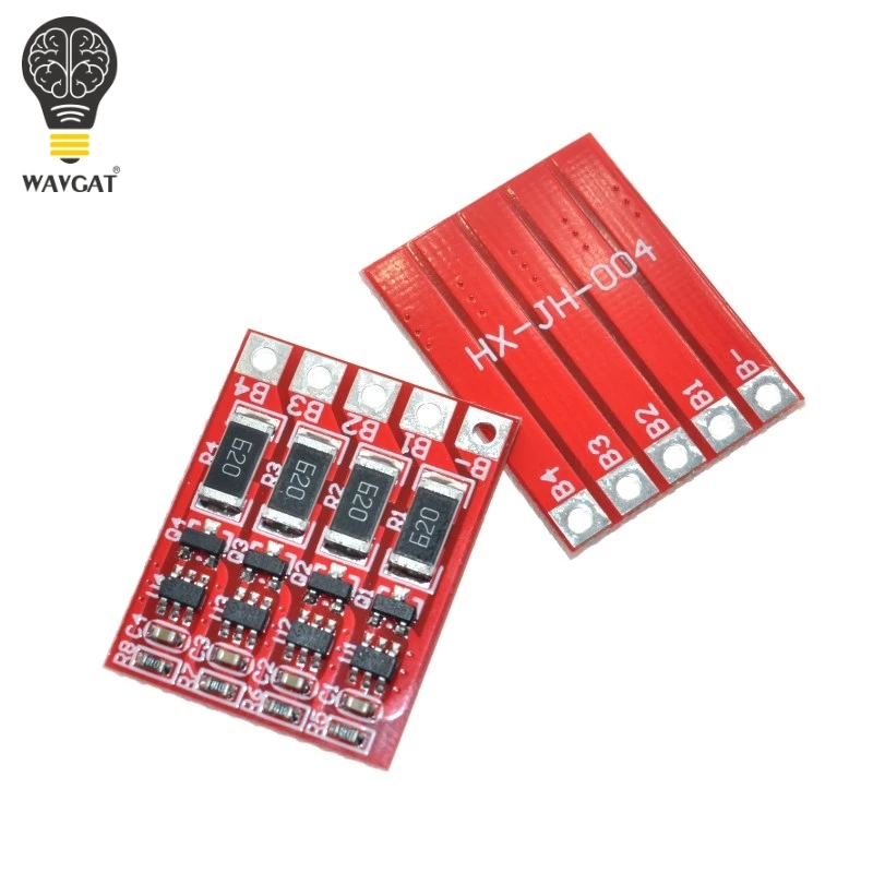 

WAVGAT 4S BMS Protection Board with Balance for 4s cell 3.2V Lithium iron phosphate Battery