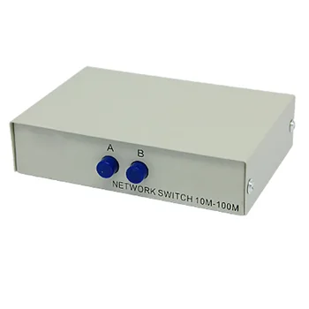 

YOC-5* RJ45 8P8C Network/Telephone AB 2 way 8P8C Manual Sharing Switch Box