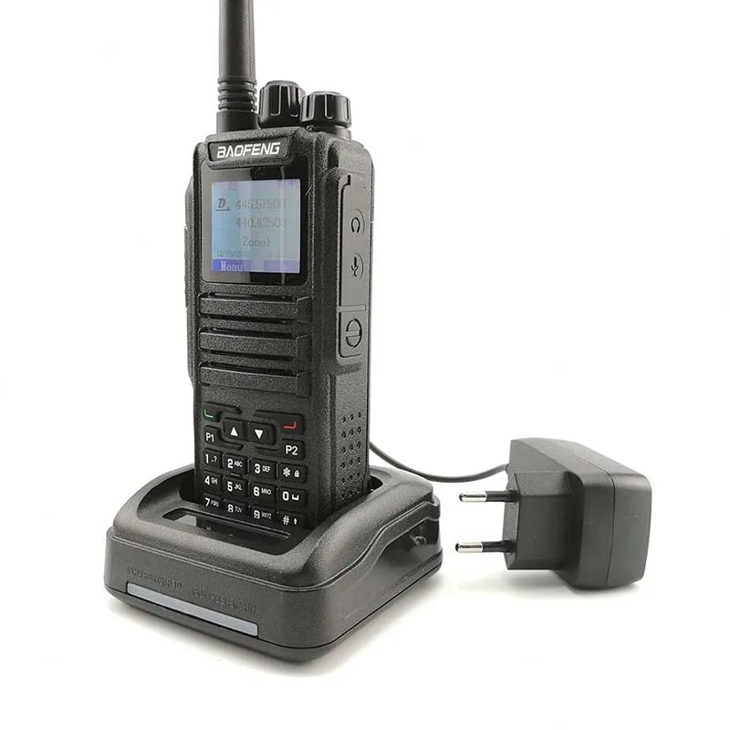 Baofeng DM-1701 Digital Analog Walkie Talkie Dual Band Dual Time Slot DMR Radio Station Two Way Radio Amateurs Transceiver 10 KM