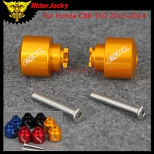 Логотип "CBR" Мотоцикл Рули Ручки концы бар концы крышки рули для Honda CBR 500 CBR500 2013
