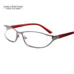Женские оправы для очков дизайнерские оптические оправы металлические очки с маленькими камнями цена 5058
