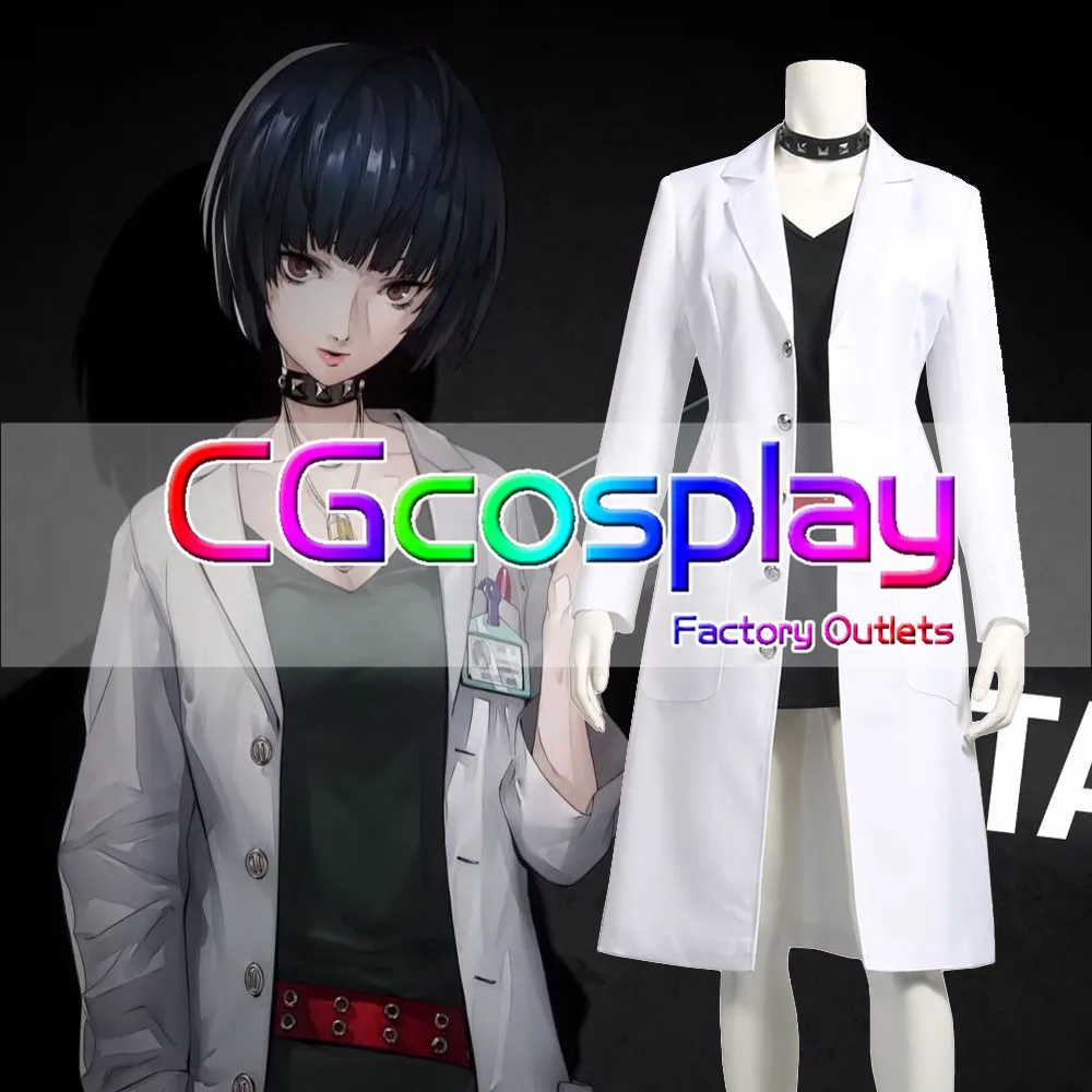 CGCOS AliExpress Persona 5 P5 Tae Takemi Аниме игры Косплэй костюм на Хэллоуин и Рождество полный