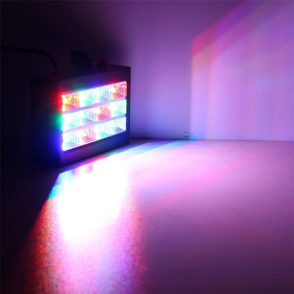 Стробосветильник 12 светодиосветодиодный RGB Вспышка сценический свет s Дискотека