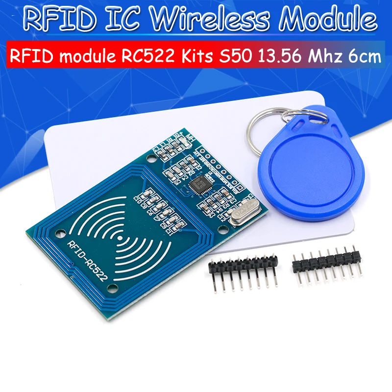 

10pcs MFRC-522 RC522 RFID RF IC card sensor module to send S50 Fudan card,Rf module keychain