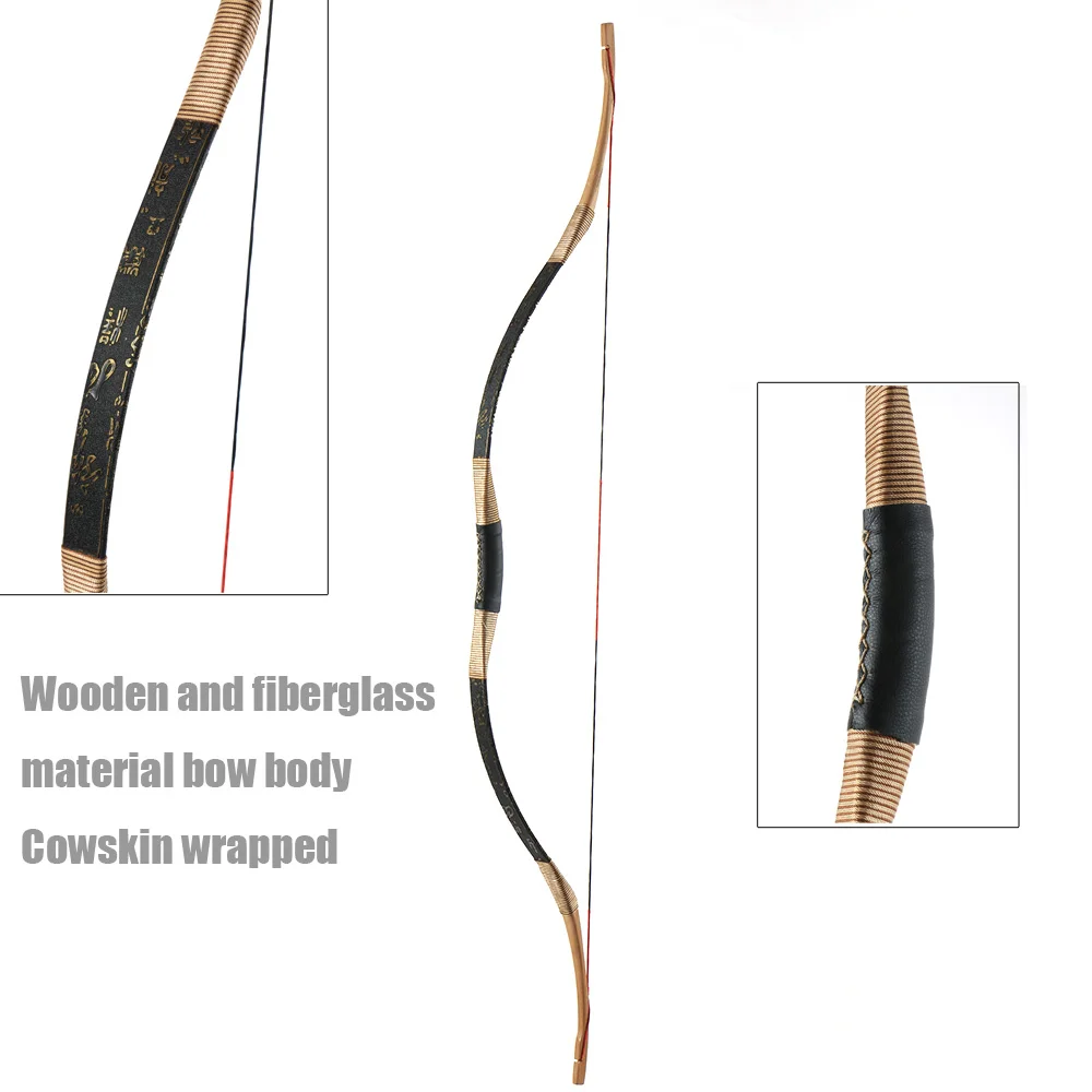 TOPARCHERY традиционный изогнутый лук стрельба из лука венгерский Стиль большой лук ручной работы конский лук 30-50 фунтов
