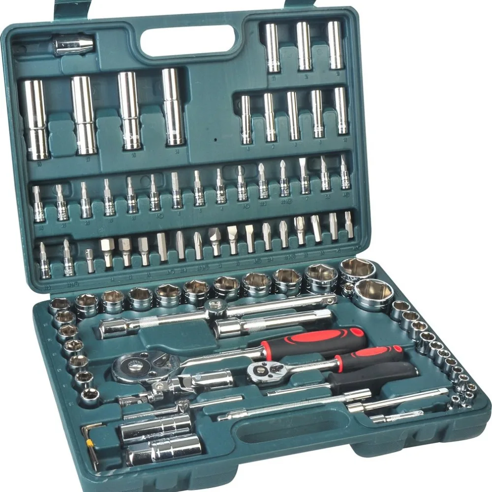

94-piece Tool Auto repair kit Sleeve Combination Set Chrome vanadium steel