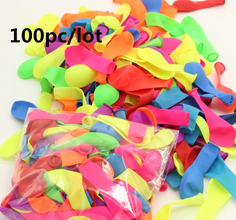 100 шт./лот латексный воздушный шар брошь “гроздь водные шары игрушки многоцветный надувной шар для вечерние платье, платье на день рождения украшения