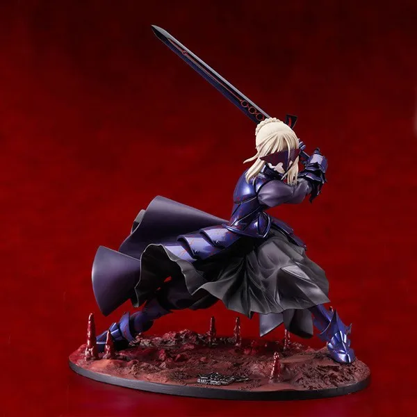 MCR аниме 18 см Fate stay night Black Saber Arturia Pendragon ПВХ Фигурки Коллекция игрушек