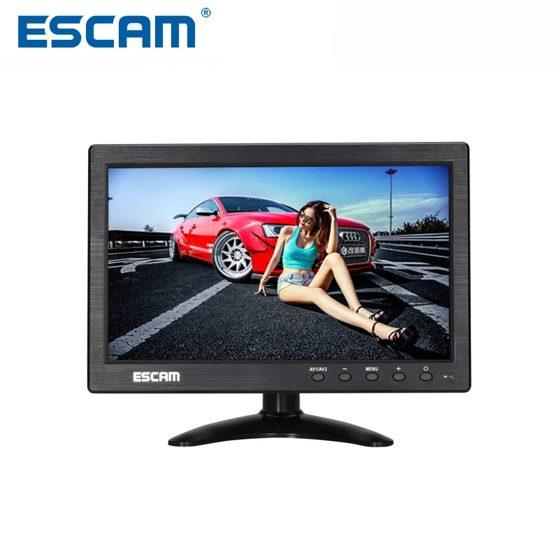

Escam 8 inch T08 TFT HD LCD Monitor for Security Surveillance Camera CCTV Monitor PC Monitor System Support Audio Input
