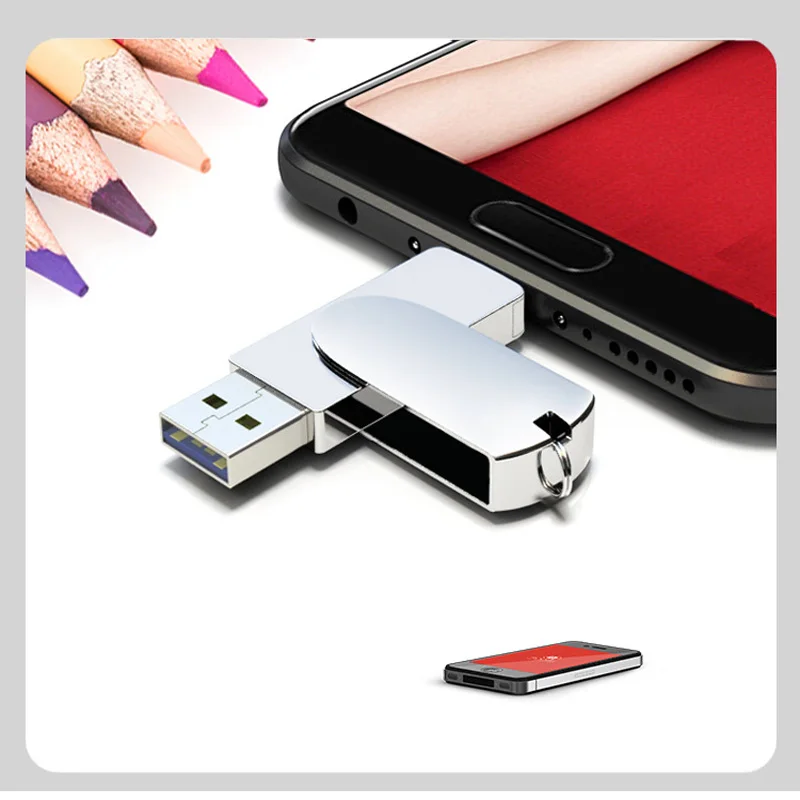 Metal Dual Type-C 3.1 Phone USB Flash Drive OTG 32G Pen Drive 3.0 For Laptop Desktop 32GB 64GB USB Pendrive For Type C Phone Metal Dual Type-C 3.1 Phone USB Flash Drive OTG 32G Pen Drive 3.0 For Laptop Desktop 32GB 64GB USB Pendrive For Type C Phone