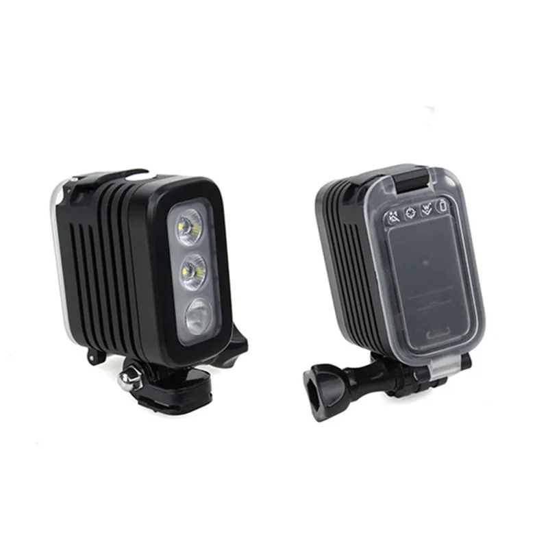 Прожектор для камеры Gopro Hero 4 Session SJCAM Xiaomi Yi DSLR водонепроницаемая светодиодная