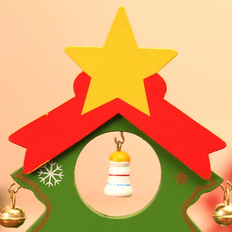 Рождество украшение поставки праздничные и вечерние поставщиков деревянный Творческий сделай сам мини Рождество елочные украшения 3