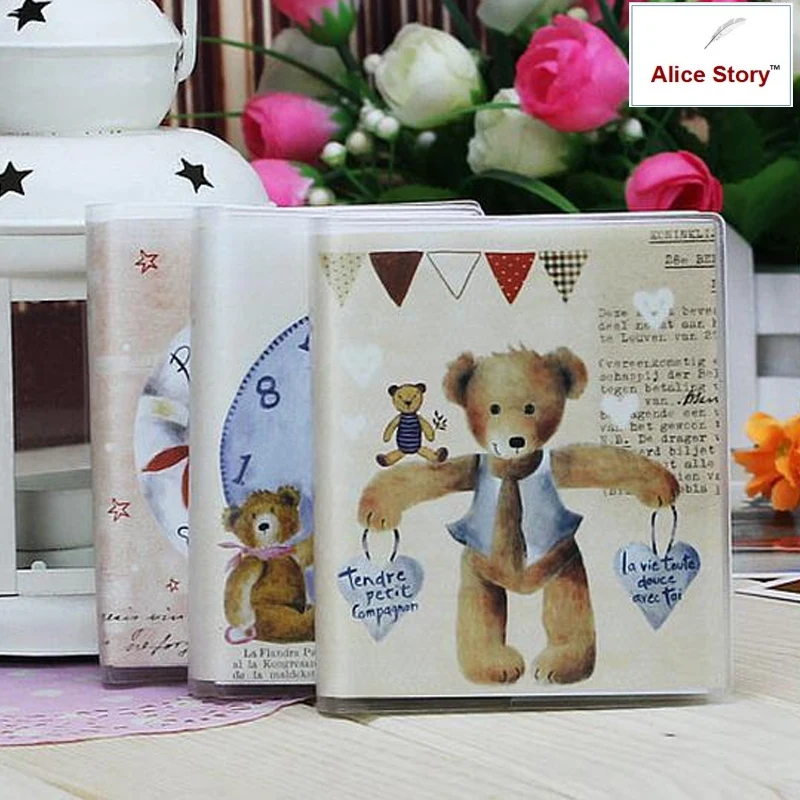 Cute Little bear daily memo mood diary agenda planner to do list notepad mini notebook pocket dairy daily agenda memo