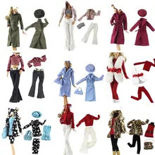 15 видов стилей праздничная одежда для куклы Элегантная блузка повседневная одежда костюм для девочек, брюки, одежда аксессуары для кукольных девочек, подарок