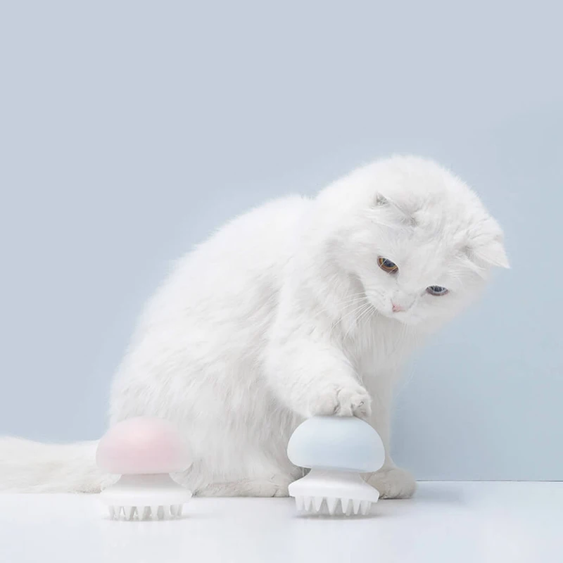 Массажер для Медузы Xiaomi Mijia Furrytail расческа питомцев с отрицательными ионами