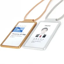 DEZHI из магниевого сплава, жетон для сотрудников, металлический ремешок для рабочих карт, жетон для удостоверения личности, держатель для автобусных карт