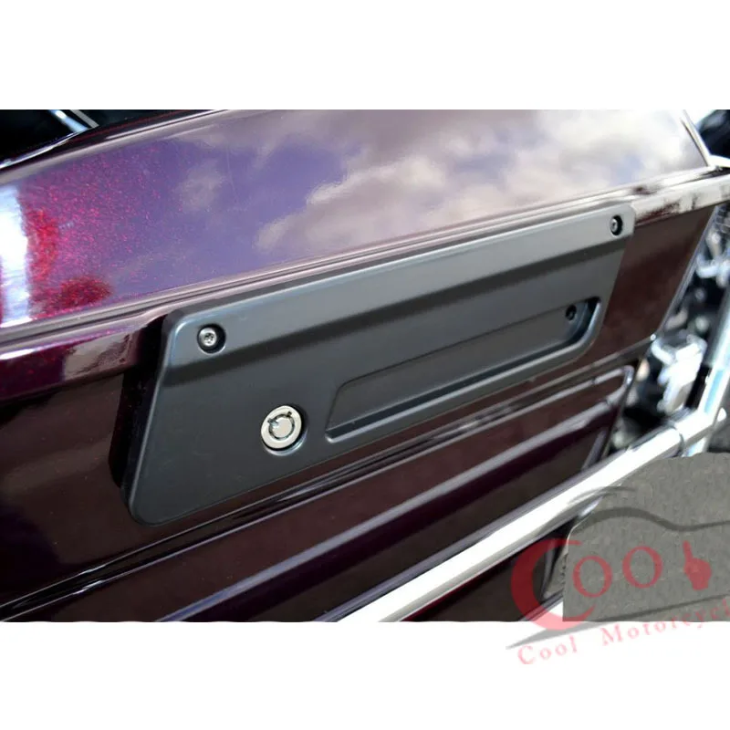 Хромированные защелки крышки для подседельных контейнеров покрытие для деталей подходит для Harley Touring крышки для подседельных контейнеров