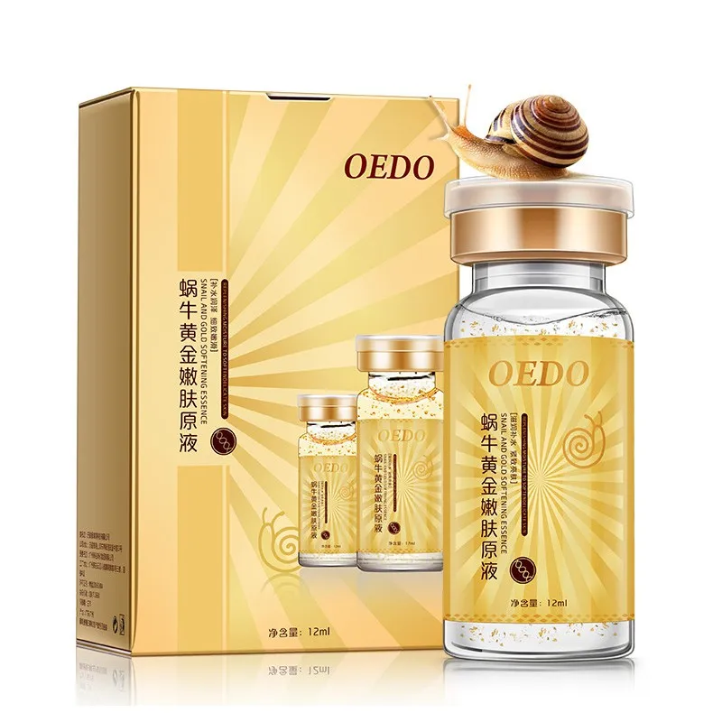 

Anti-Aging Snail and Gold Essence Hydrating Hyaluronic Acid Moisturizers Treatment Face Care Cream Serum Snail Pure Extract