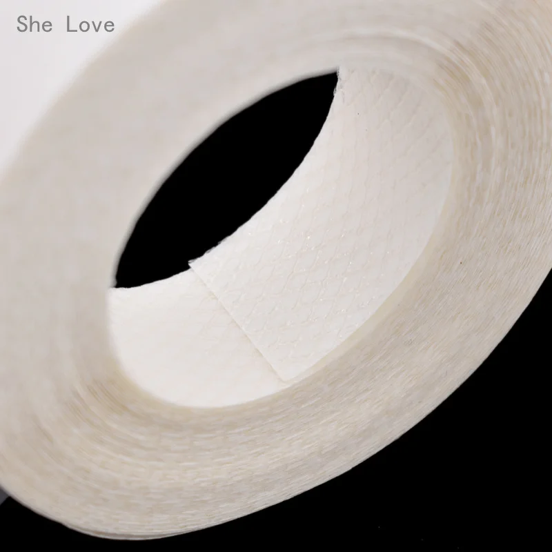 Chzimade 1Roll 10M Hot Melt Adhesive Mesh Tape Fastener For Clothes Double Sided Release Interlining Tape Diy Sewing Accessories
