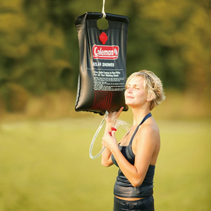 5 Gallons Portable Solar Camp Shower Bag Perfectly Work with Shower Tent for Camping Beach Swimming Outdoor Traveling Hiking Beaucares Camping Shower Bag