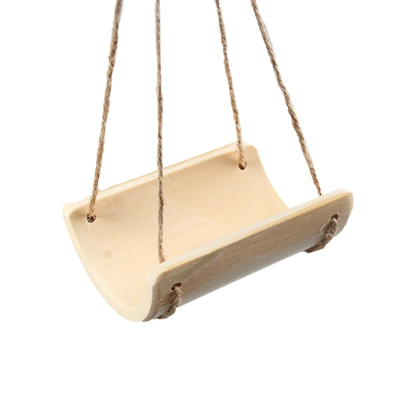 

Hamster Swing Toy Spring L Code Bamboo Color Chain Small Pet Hammock Nest Gold Silk Bear Bamboo Wood Products Cooling Ice Cradle