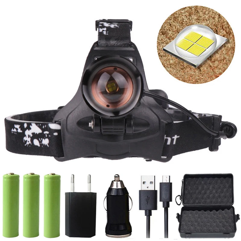 

Z902806 Original CREE XLamp XHP70 32W powerful Led headlamp 32000lum high power Headlight head lamp flashlight torch