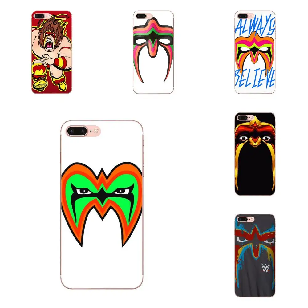 

Ultimate Warrior Face Paint For Apple iPhone X XS Max XR 4 4S 5 5C 5S SE 6 6S 7 8 Plus Soft Mobile Phone