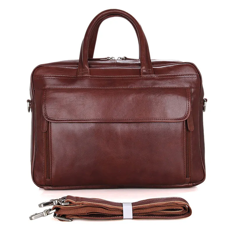 Echt leer mannen aktetas fit 15 inch laptop business handtas echte koe lederen grote capaciteit dubbele laag schoudertas Echt leer mannen aktetas fit 15 inch laptop business handtas echte koe lederen grote capaciteit dubbele laag schoudertas