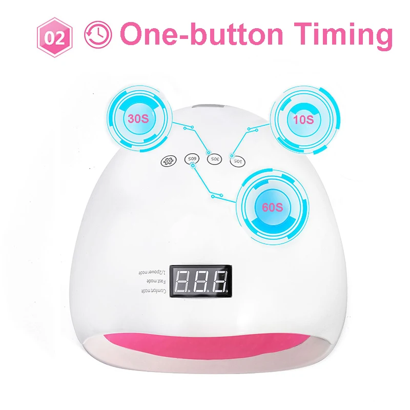 

Newest Red LED 48W AU Plug Shape Nail Dryer UV Gel nail lamp Curing Lamps Gel Nail Led Polish UV Lamp Gel Nail Art Tools