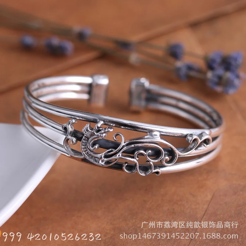 

2019 Hot Sale Restoring Ancient Ways Is The Peacock Opening Bracelet Wholesale Manufacturers Selling Antique One Undertakes