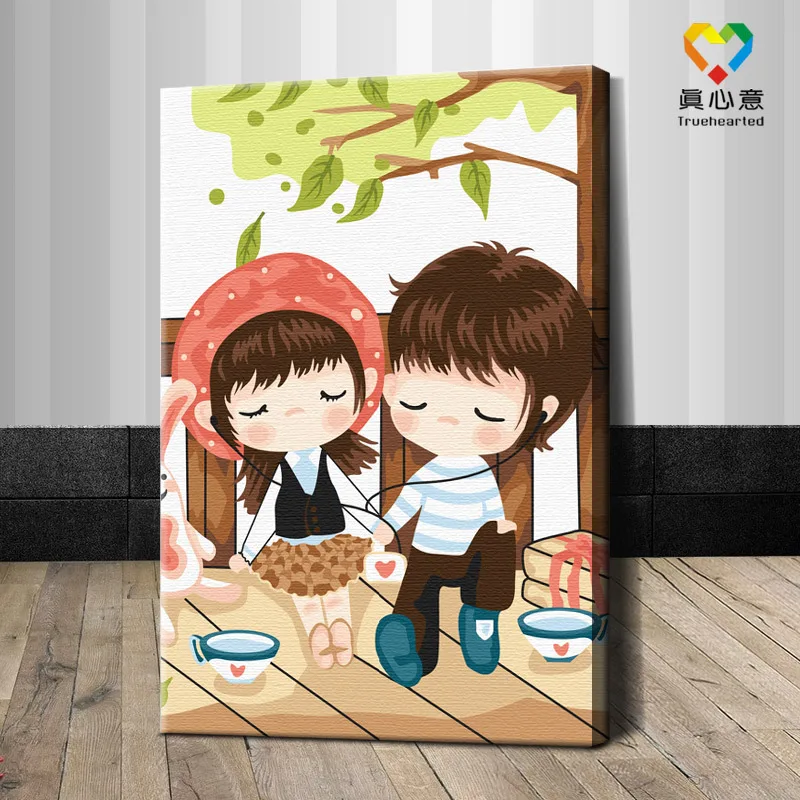  NUOBESTY 1 Set Coloring Landscape Oil Painting Home Decoration  House Decorations for Home Household Decor Home Accents Decor Painting  Canvas for Adults Picture Child Cartoon Pigment : Office Products