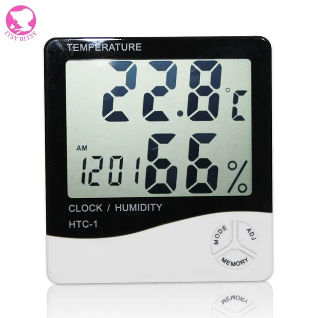 Multi function Digital LCD Display Humidity &Temperature Meter