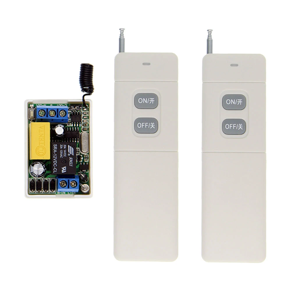 3000m Long Distance Ac 2v 1 Ch 1ch Relay Rf Switch Remote Control 2ch Transmitter Mini 10a Receiver 315 433 Inter Lock Controle 315 433 92 Receiver1ch Rf 2v Aliexpress