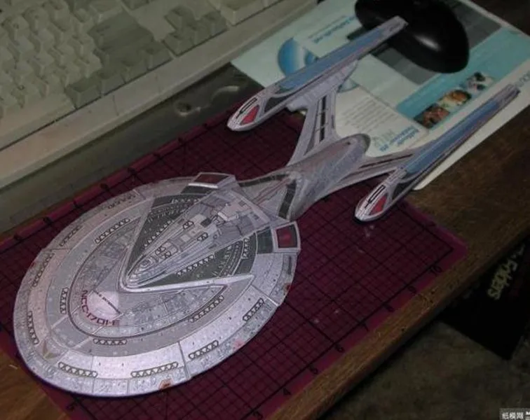 Высококачественная пленка: Star Trek Enterprise E starship 40 см набор бумажных
