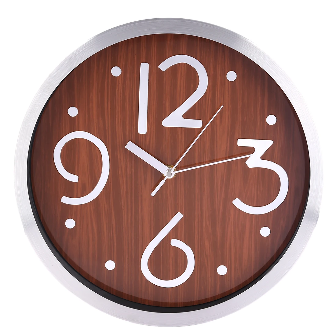 Buy Simple Metal Frame Round Wall Clock Household Pub