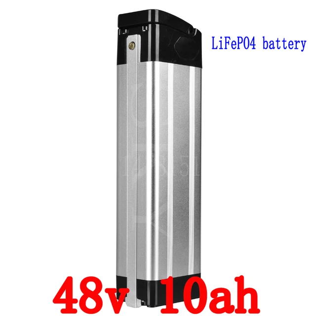 Cheap Free Shipping48V 10AH LiFePO4 battery for E-bike+free 2A Charger+1 year warranty! electric bike battery