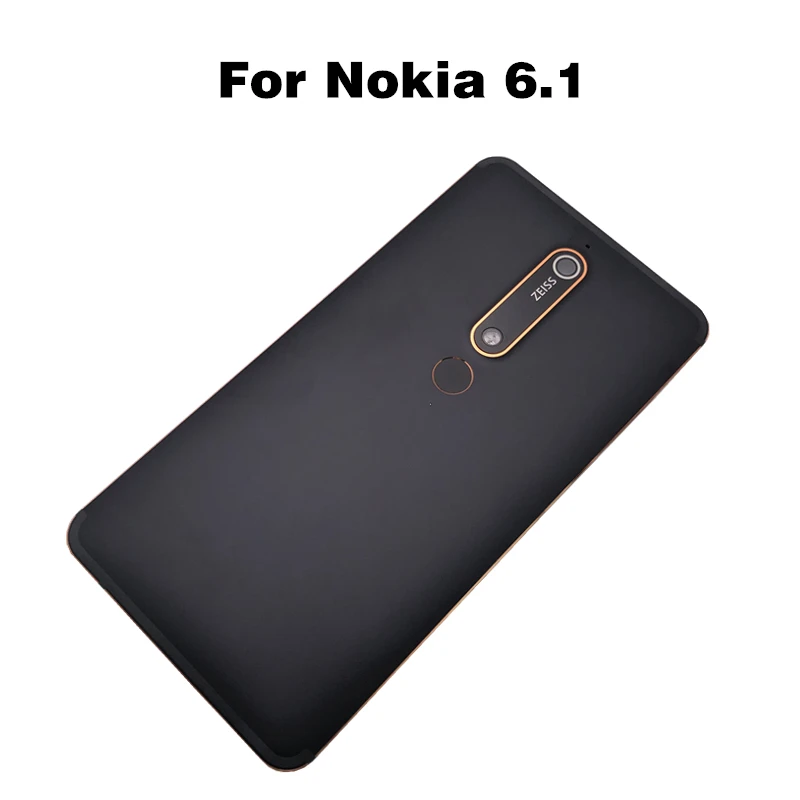 Оригинальная новая металлическая задняя крышка для Nokia 6,1 новая модель крышки батареи для Nokia 6 2nd TA-1043 запасная часть корпуса