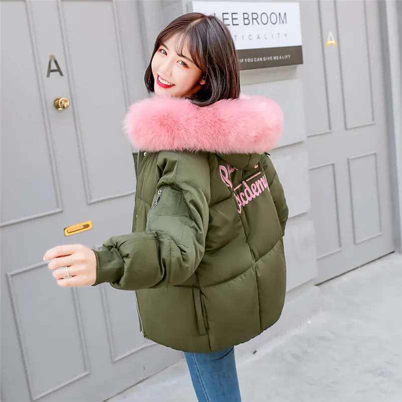 Fashion coats and jackets women winter ladies coats Winter Warm Coat Faux Fur Hooded Thick Slim Jacket Long Overcoat O15#N (7)