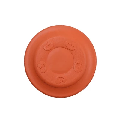 Оранжевый Dog Interactive Chew Toys Resistance Bite EVA Puppy Pet Flying Toy Dogs Training Products - Цвет: Оранжевый