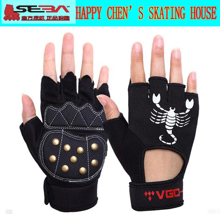 Japy Skate Professional Skating Glove SEBA Professional Protection Gloves Roller skating Glove Good Quality Athletic Products