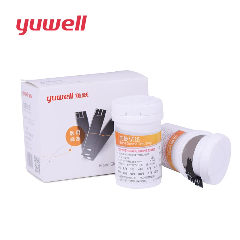 

yuwell Blood Glucose Meter test Strips and Lancets Needles us for yuwlell Glucometer model 560 Professional medical equipment