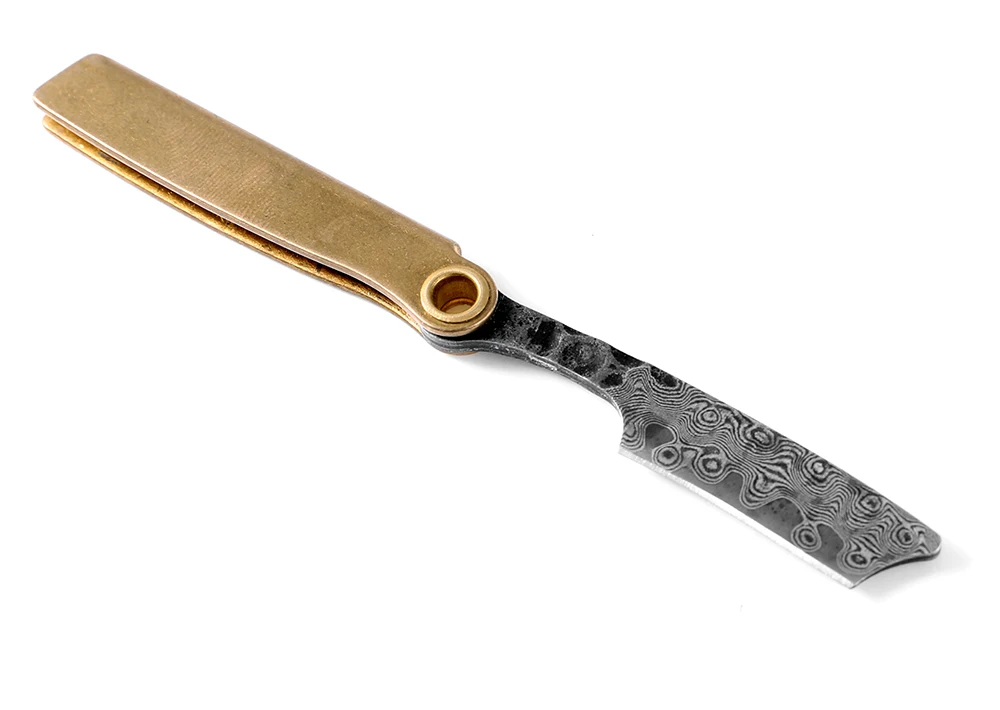 XITUO нож из дамасской стали Маленькая бритва многофункциональная мини-подвеска «Нож» острый портативный брелок складной нож
