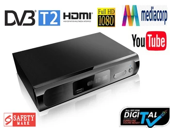 

New dvb-t2 terrestrial digital television receiver dvb t2 tuner supports wifi youtube dvb-t/h264 msd7t01 chipset