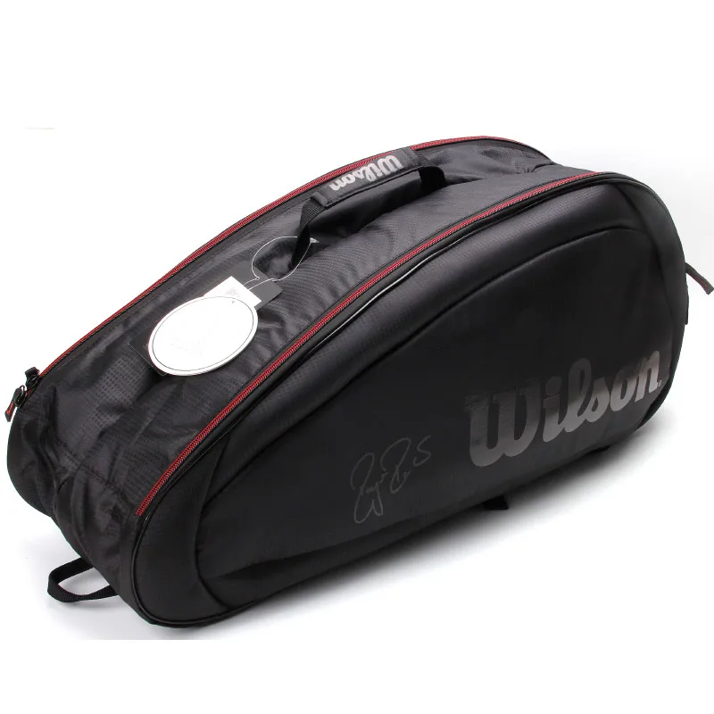 100% оригинальный бренд wilson Raquete De Tenis Backup New Back Pack теннисная сумка 6 шт.