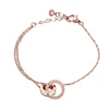 Buy New Top Quality Beautiful Shiny Circle Crystal Circle Roman Numeral Bracelet For Woman 32983099457