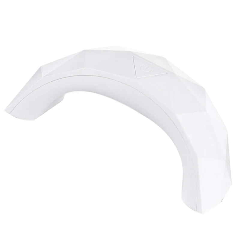 White 9W Usb Line Mini Led Lamp For Portable Nails Dryer Rainbow Shaped Nail Lamp Curing For Uv Gel Nail Polish Dryer Nail Art Tool - Цвет: White
